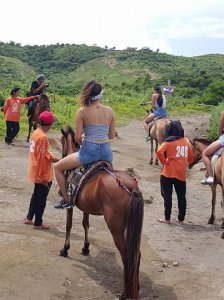 Binibinis visit Taal Crater Lake and Volcano